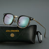Elior Titanium Vintage Square Eyeglasses Frames