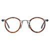 JollyNova HD7 Readers Anti-Blue Light Men's Vintage Round Progressive Multi-focus Reading Glasses