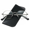 JollyNova HD7 Readers Anti-Blue Light High-Quality Polygon Men's Reading Glasses