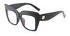 Glasses Frame Women Oversized Square Vintage Frame Clear Eyeglasses Frames For Women Luxury Brand Computer Eyewear