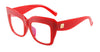 Glasses Frame Women Oversized Square Vintage Frame Clear Eyeglasses Frames For Women Luxury Brand Computer Eyewear