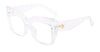 Glasses Frame Women Oversized Square Vintage Frame Clear Eyeglasses Frames For Women Luxury Brand Computer Eyewear