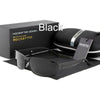 Hdcrafter Men's Full Rim Rectangle Alloy Frame Polarized Sunglasses Le007