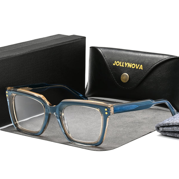 Tatt Retro Square Acetate Glasses Frame