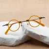 Tatsuo Retro Small Round Acetate Eyeglasses
