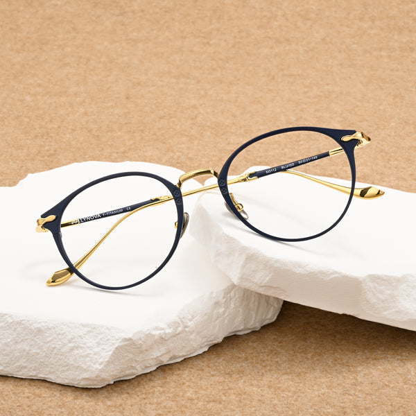 Hamm Titanium Oval Glasses Frame