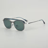 Jacob Square Titanium Glasses Frame With Magnetic Sunglasses Clips