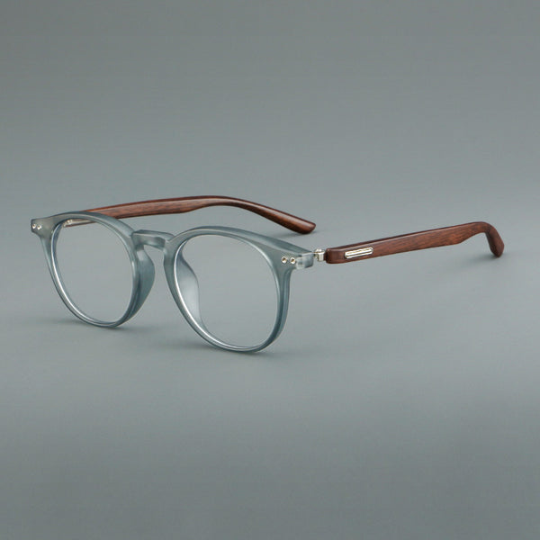 Cross-border retro wood grain leg frame 00363 fashion trend glasses Danyang spot wholesale can be matched with myopia presbyopia