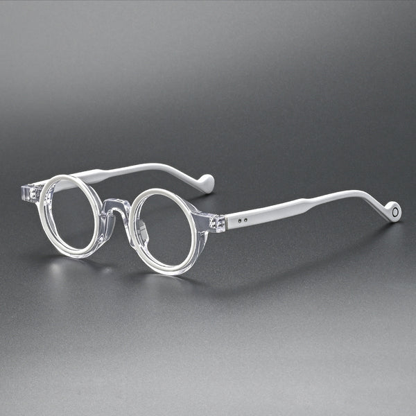 Ngo Vintage Round Acetate Glasses Frame