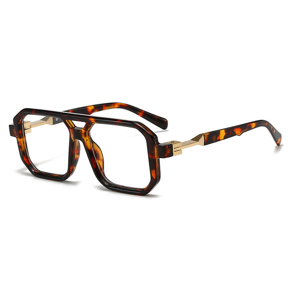 Spencer Irregular Hinged Leg Large Glasses Frame