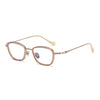 Dower Retro Rectangular Titanium Glasses Frame