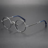 Kadir Titanium Vintage Round Eyeglasses Frames