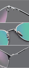 Cruz Retro Titanium Square Glasses Frame