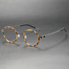 Valeria Titanium Vintage Round Eyeglasses Frame