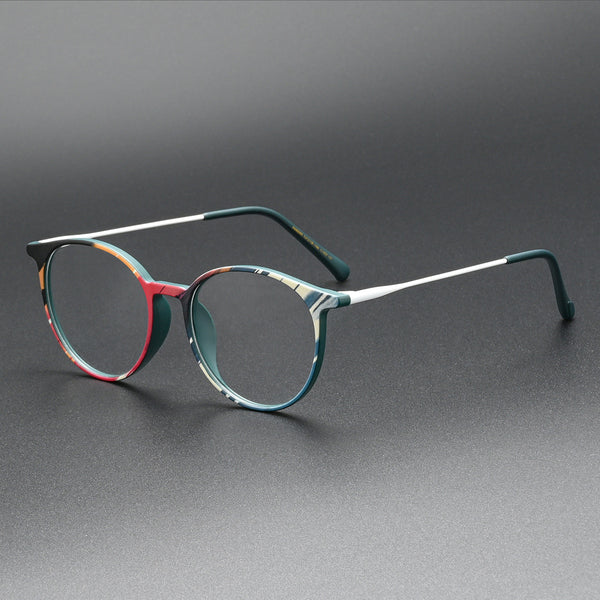 Woody Vintage TR90 Round Eyeglasses