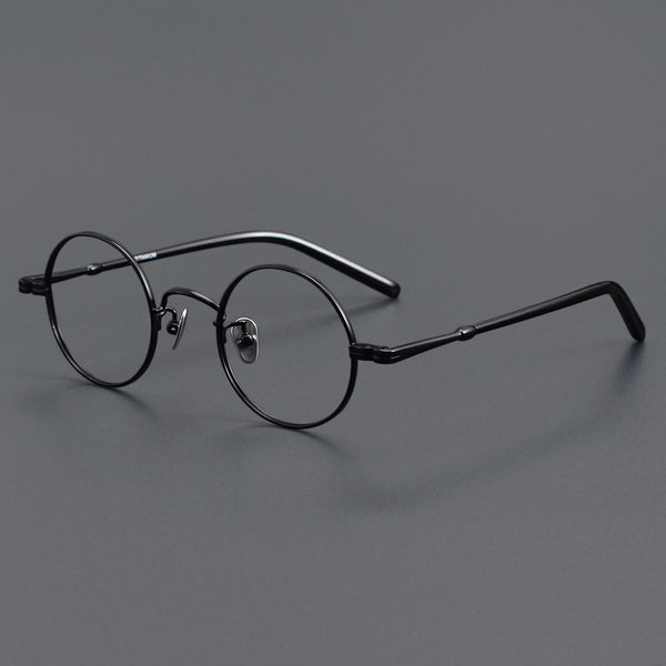 Udo Titanium Round Glasses Frame