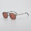 Rana Square Titanium Glasses Frame With Magnetic Sunglasses Clips