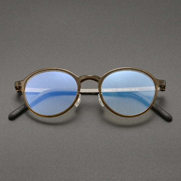 Noor Round Vintage TR90 Eyeglasses Frame