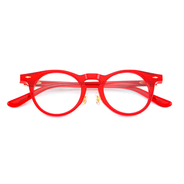 Mario Vintage Oval Acetate Eyeglasses Frame
