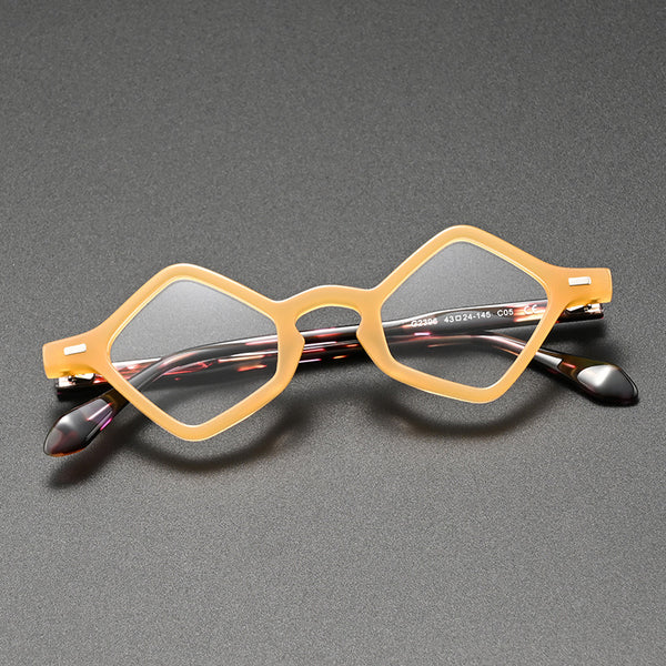 Conlin Vintage Polygon Acetate Glasses Frame