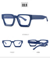 New fashionable anti-blue glasses 22902 trendy square frame myopia glasses frame versatile simple flat glasses for men and women