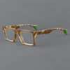 Rex Retro Square Acetate Glasses Frame