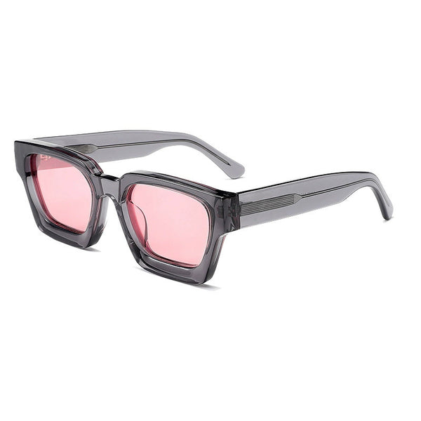 Lew Premium Series Vintage Square Acetate  Sunglasses