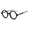 New European and American fashion round frame anti-blue light flat mirror men's anti-blue light glasses frame women's pose trend flat mirror