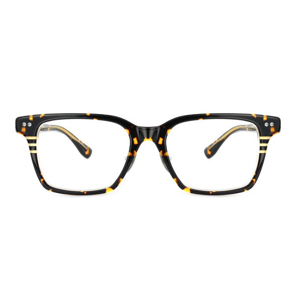 Jacque Retro Rectangle Acetate Eyeglasses Frame