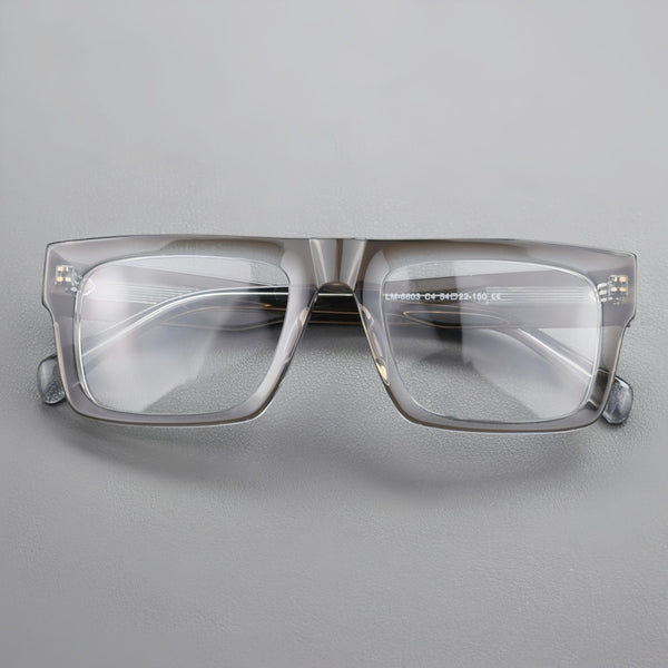 Roylan Retro Rectangle Acetate Glasses Frame