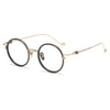 Violet Titanium Vintage Round Eyeglasses Frame