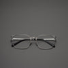 Kutler Titanium Vintage Square Eyeglasses Frame