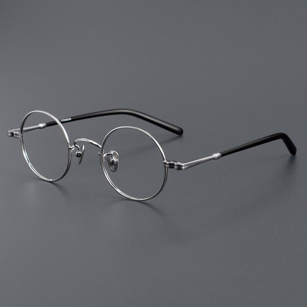 Udo Titanium Round Glasses Frame