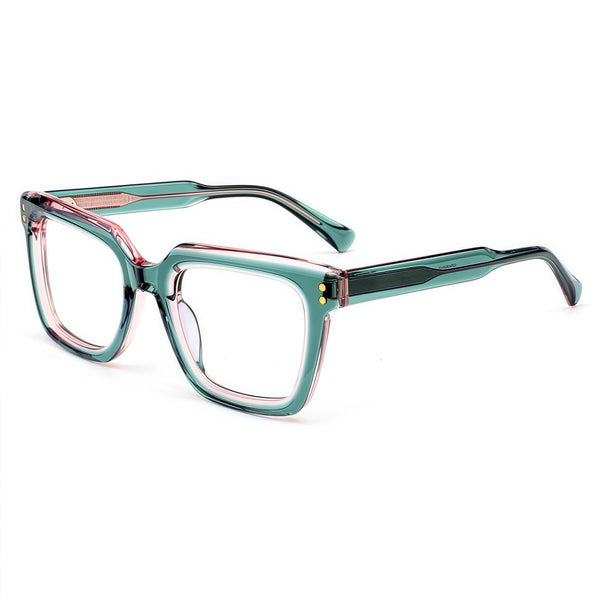 Tatt Retro Square Acetate Glasses Frame