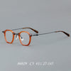 Vroma Retro Square Plate Glasses Frame