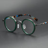 Tate Vintage Round Acetate Glasses Frame