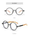 New European and American fashion round frame anti-blue light flat mirror men's anti-blue light glasses frame women's pose trend flat mirror