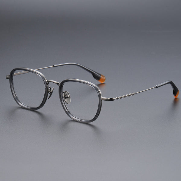 Carson Retro Titanium Acetate Glasses Frame
