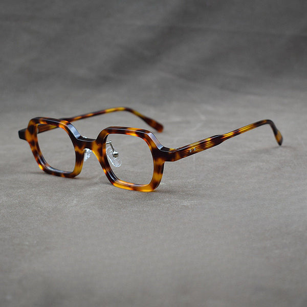 Locklin Retro Polygonal Acetate Glasses Frame