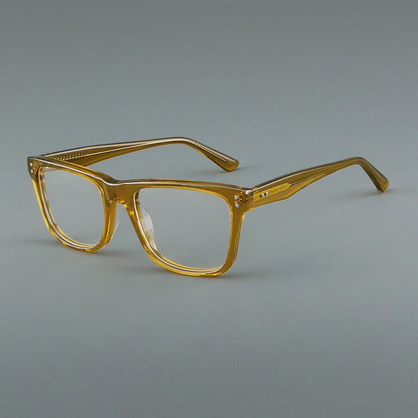 Saul Vintage Square Acetate Glasses Frame
