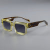 Monk Retro Premium Series Retro Rectangle Acetate Sunglasses
