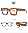 New fashionable anti-blue glasses 22902 trendy square frame myopia glasses frame versatile simple flat glasses for men and women