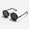 Jang Retro Round Steampunk ND Dimming Sunglasses