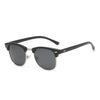 JOLLYNOVA Polarized Sunglasses For Women And Men Semi Rimless Frame Retro Sun Glasses AE0369