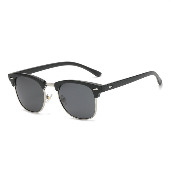 JOLLYNOVA Polarized Sunglasses For Women And Men Semi Rimless Frame Retro Sun Glasses AE0369