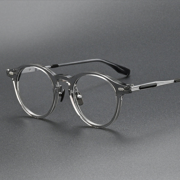 Vincent Retro Round Acetate Glasses Frame