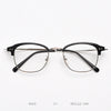 5033 Japanese and Korean literary and retro myopia glasses frame, men's and women's gentle flat mirror frame, light personality embossing pattern matching degree