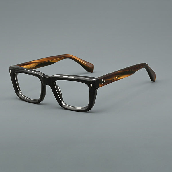 Sutton Retro Rectangle Acetate Glasses Frame