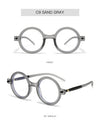 New European and American fashion round frame anti-blue light flat mirror men's anti-blue light glasses frame women's pose trend flat mirror