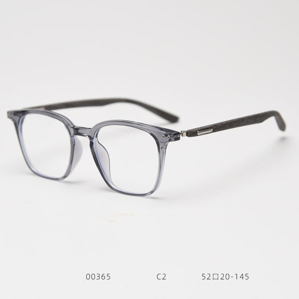 0365 new Japanese and Korean retro square personalized TR90 myopia glasses frame men's and women's literary flat mirror holder can be matched with degrees